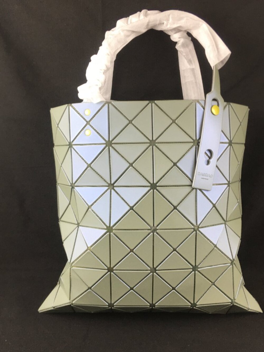 Brand New Issey Miyake Bao Bao Lucent Tote Bag Green - Picture 4 of 10